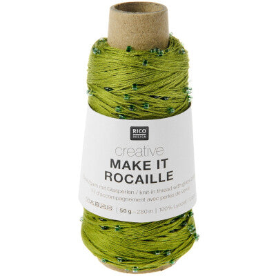 Make it Rocaille Beilaufgarn mit Glasperlen von Rico Design