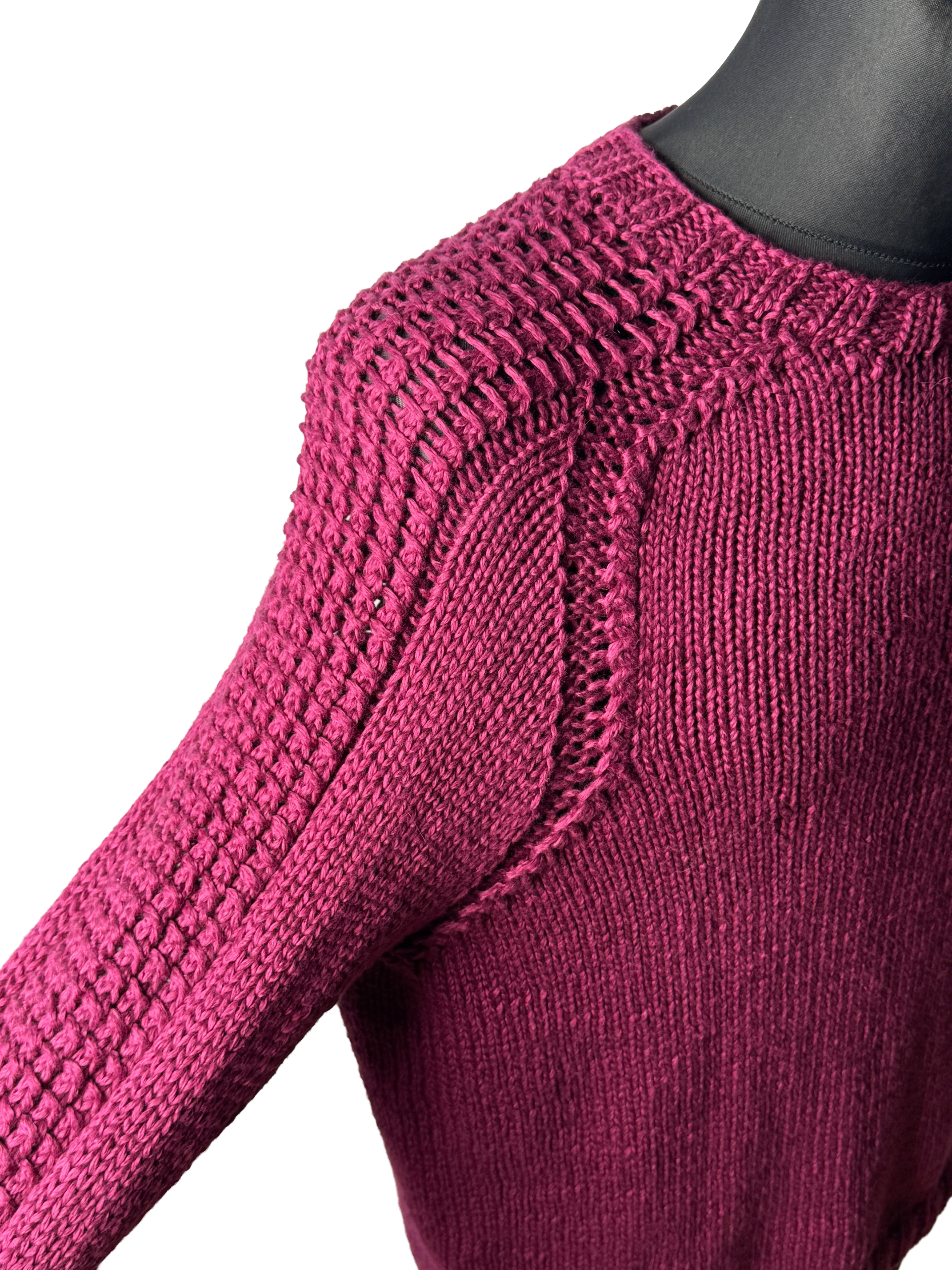 Anleitung Schulterstück - Unisex Pullover mit Sattelschulter
