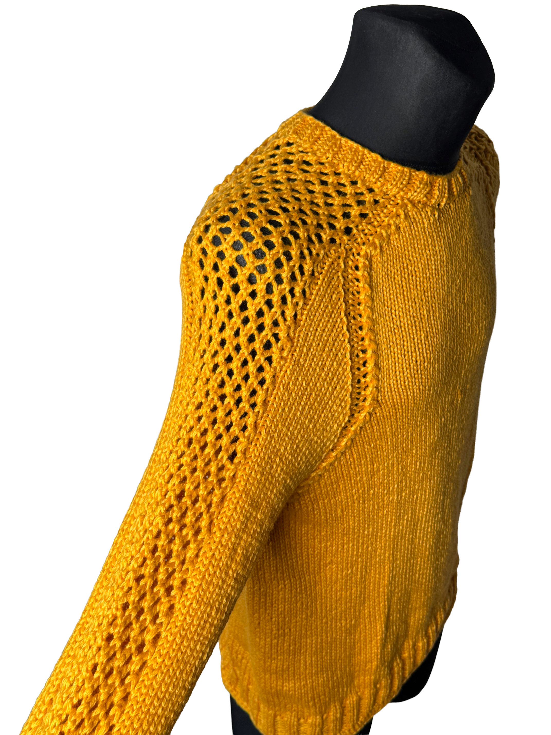 Anleitung Schulterstück - Unisex Pullover mit Sattelschulter