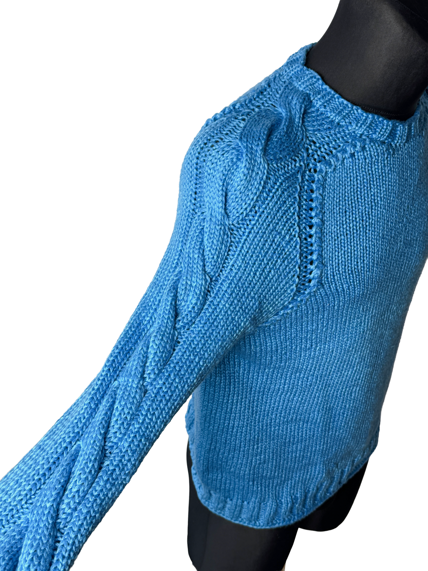 Anleitung Schulterstück - Unisex Pullover mit Sattelschulter