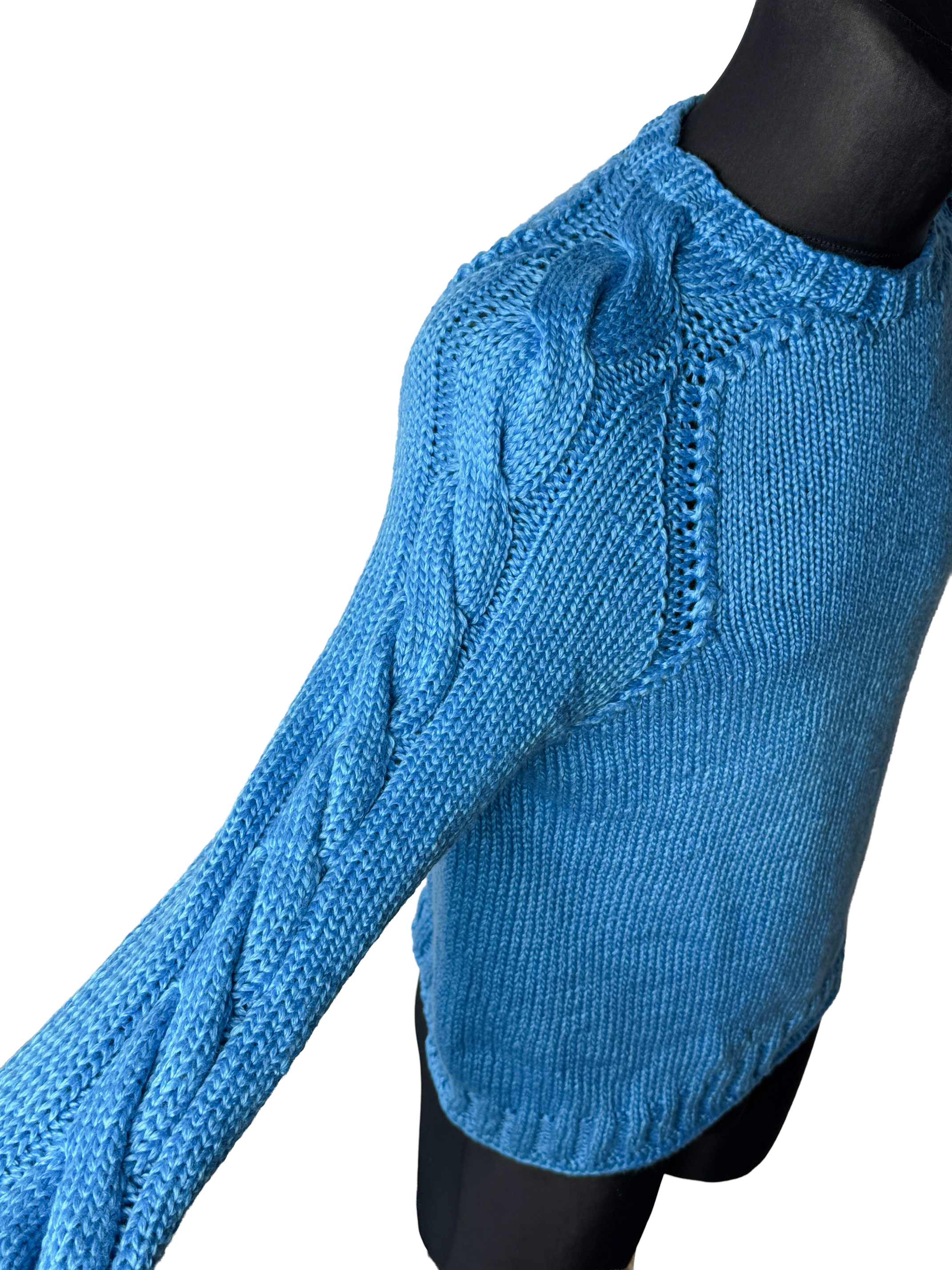 Anleitung Schulterstück - Unisex Pullover mit Sattelschulter