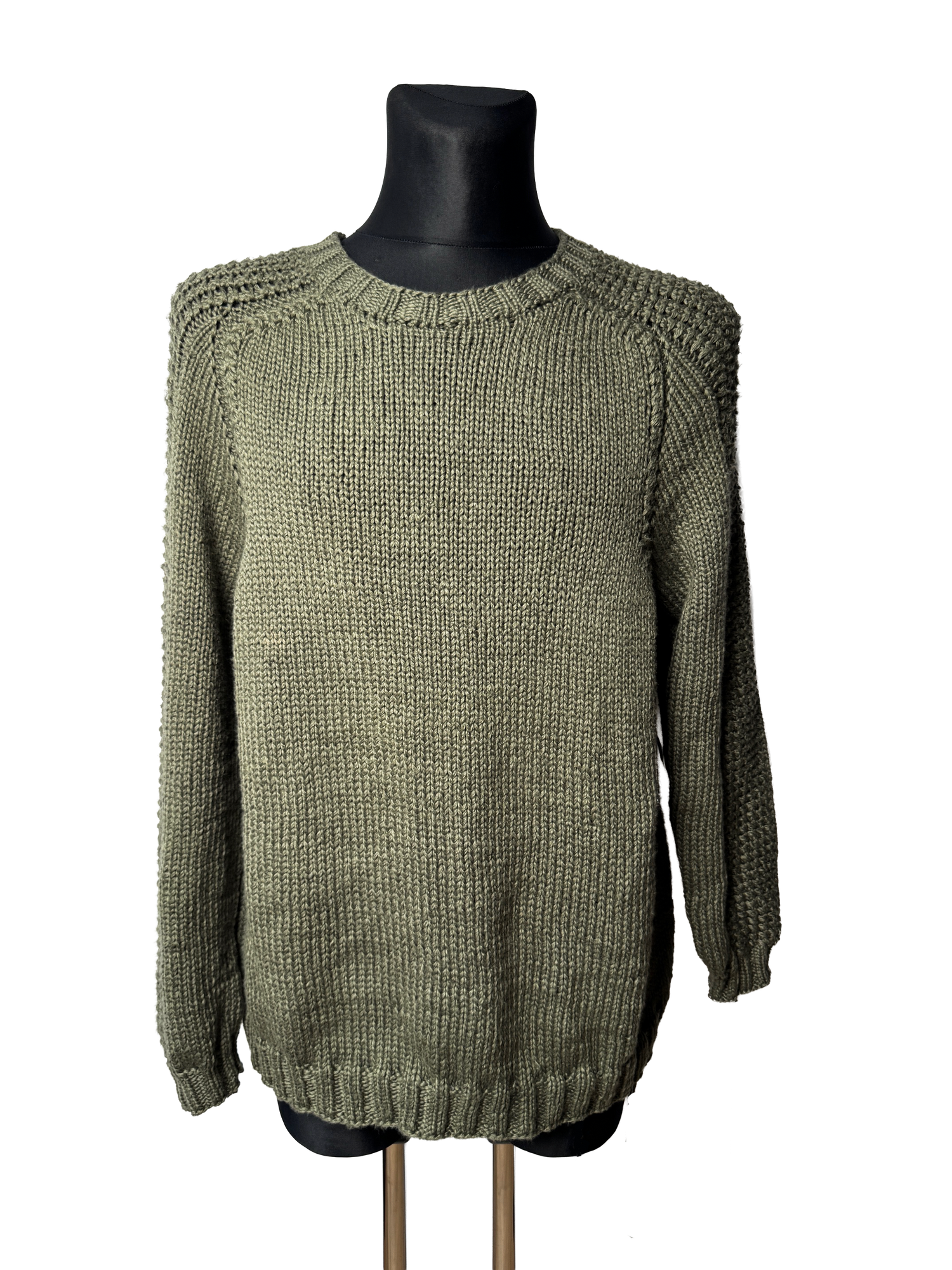 Anleitung Schulterstück - Unisex Pullover mit Sattelschulter