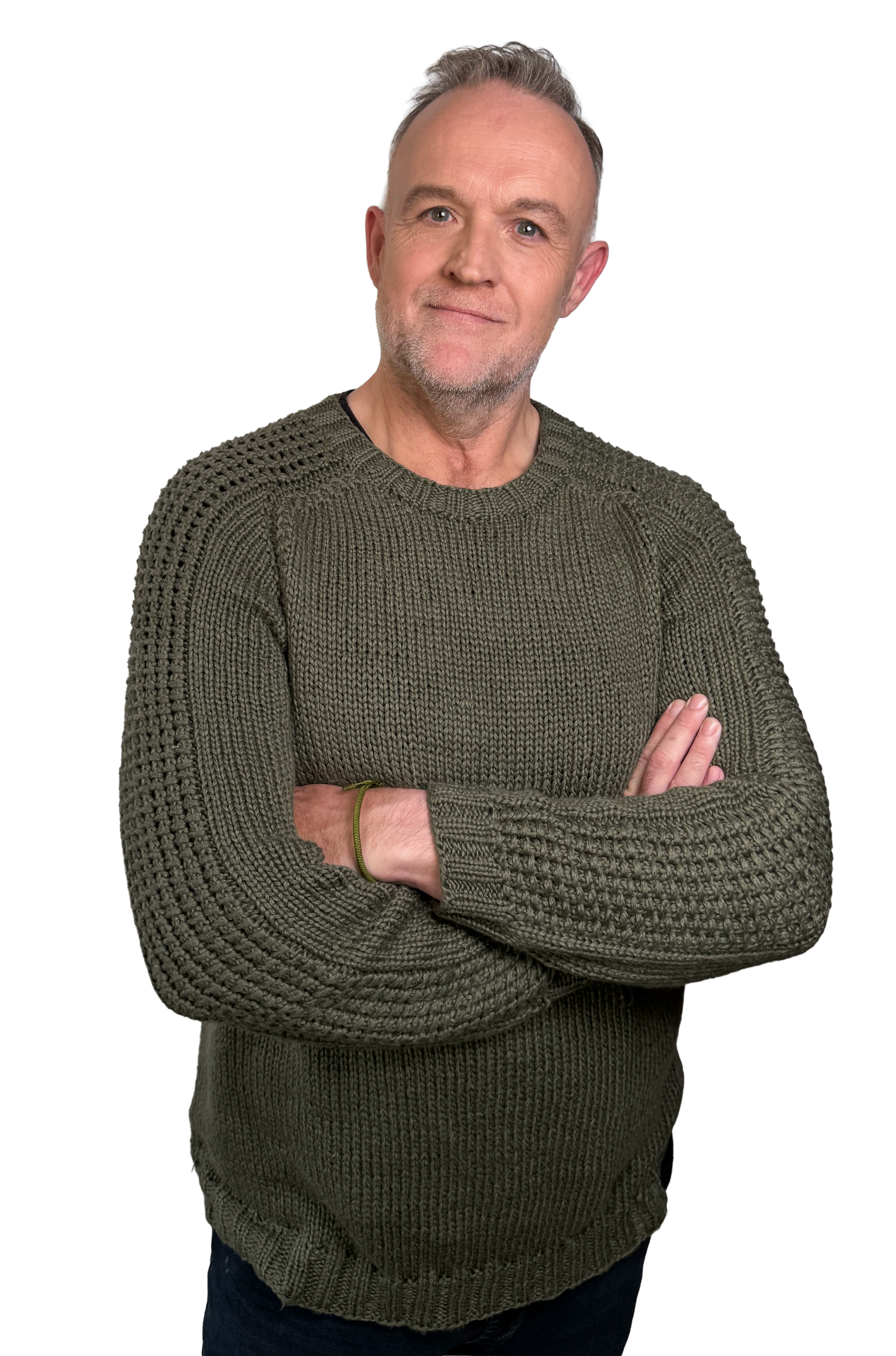 Anleitung Schulterstück - Unisex Pullover mit Sattelschulter