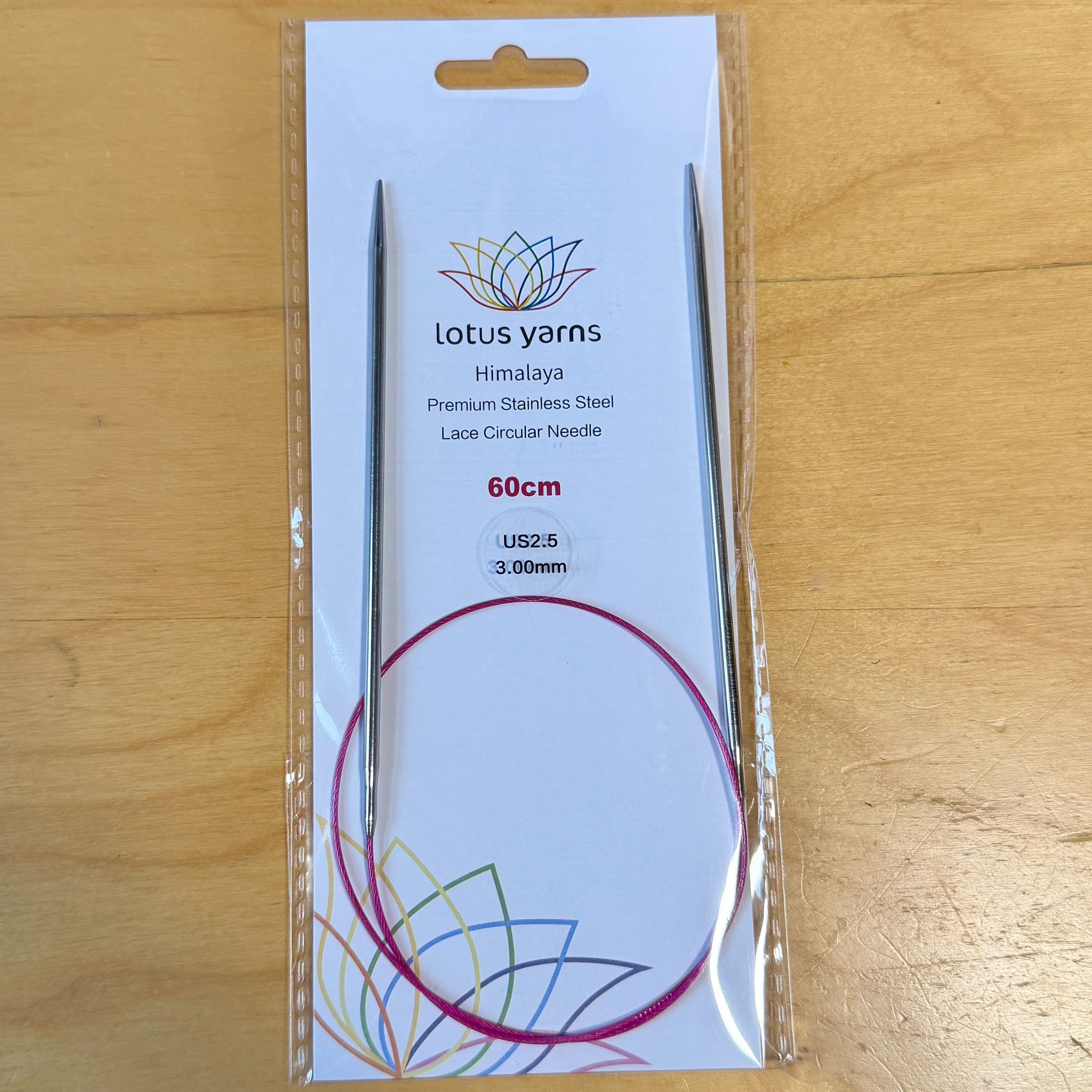 🧶 Himalaya Rundstricknadeln 60 cm – hochwertige Edelstahl-Stricknadeln für komfortables Stricken