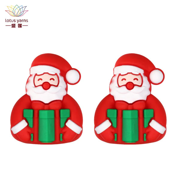 Nadelspitzenschutz Weihnachtsmann sitzend