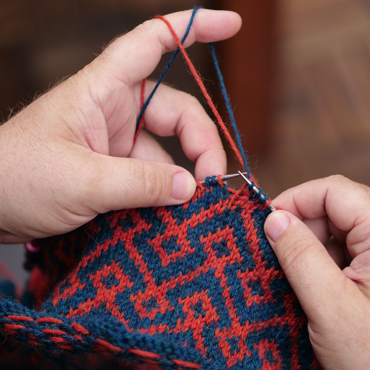 31. Oktober, Dienstag, 09 h - 13 h Colorwork & Steeken mit Thorsten