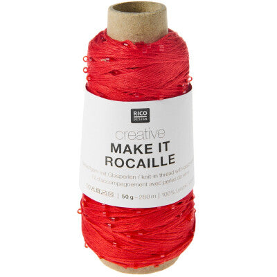Make it Rocaille Beilaufgarn mit Glasperlen von Rico Design