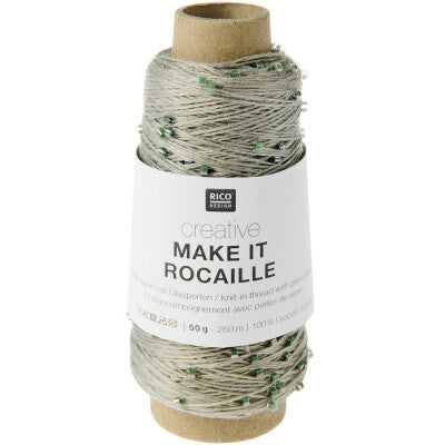 Make it Rocaille Beilaufgarn mit Glasperlen von Rico Design