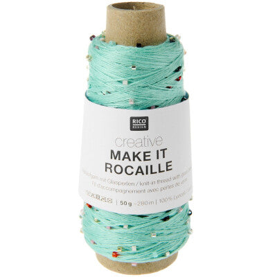 Make it Rocaille Beilaufgarn mit Glasperlen von Rico Design