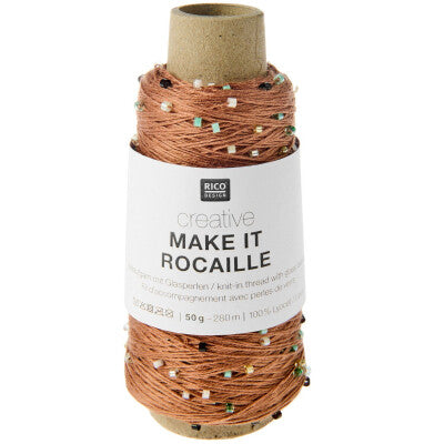 Make it Rocaille Beilaufgarn mit Glasperlen von Rico Design