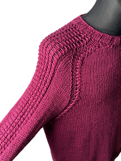 Anleitung Schulterstück - Unisex Pullover mit Sattelschulter