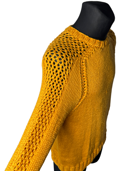 Anleitung Schulterstück - Unisex Pullover mit Sattelschulter
