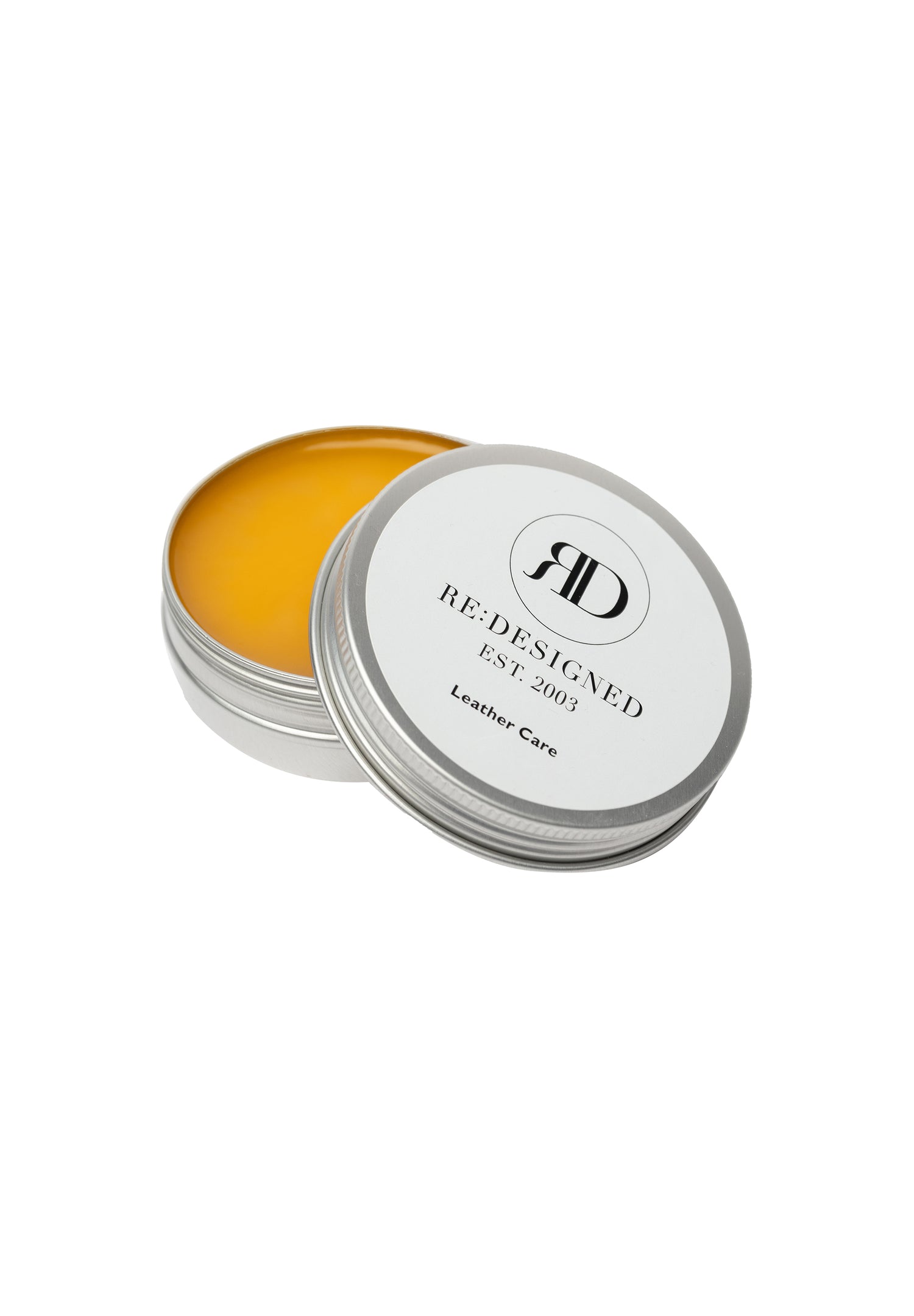 eine offene Dose Lederpflege