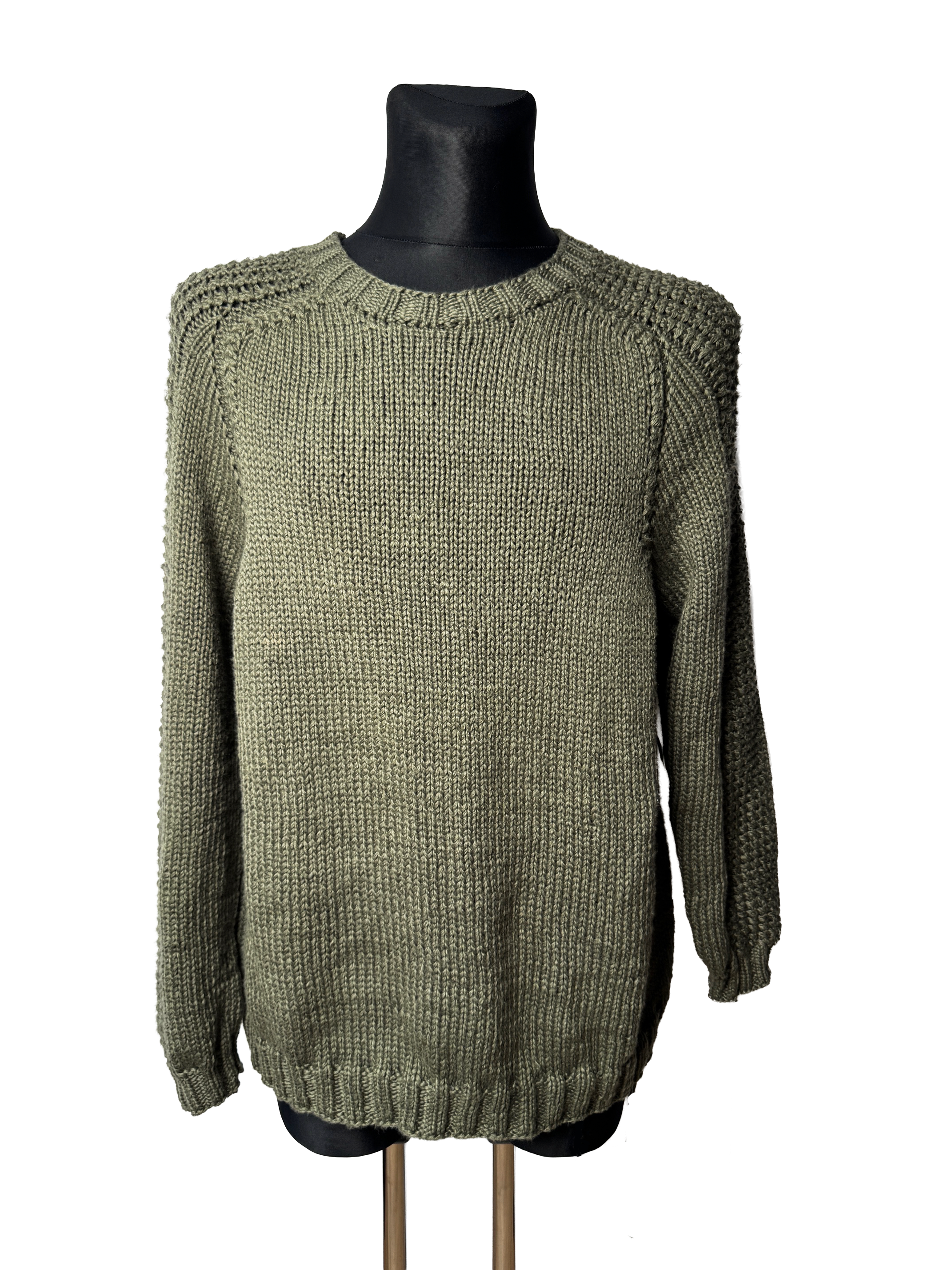 Anleitung Schulterstück - Unisex Pullover mit Sattelschulter