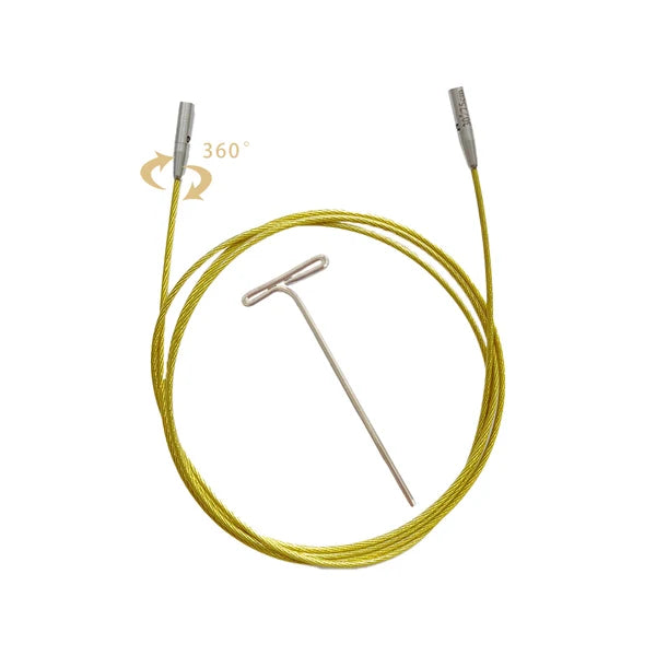 360° Grad Seil für das Nadelsystem von Lotus Yarn farbkodiert