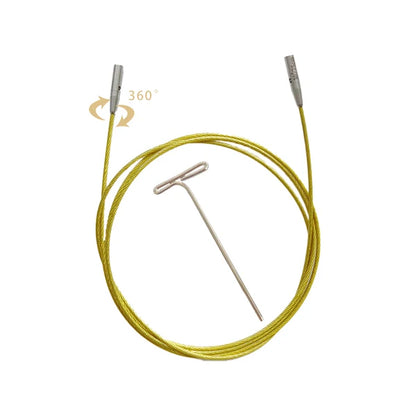 360° Grad Seil für das Nadelsystem von Lotus Yarn farbkodiert
