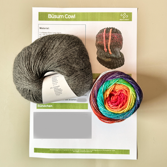 Garnpaket Büsum Cowl & Anleitung