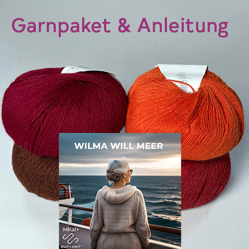 MKal+ Wilma will Meer Garnpaket Herbstleuchten & Anleitung
