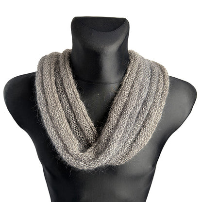 Funkelrippe Cowl – Strickanleitung mit Möbius-Technik
