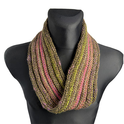 Funkelrippe Cowl – Strickanleitung mit Möbius-Technik
