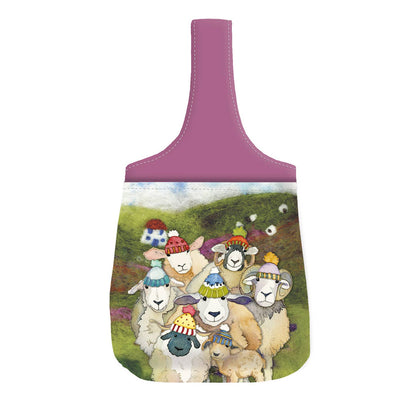 Kleine Handgelenktasche &quot;Glückliches Schaf&quot;